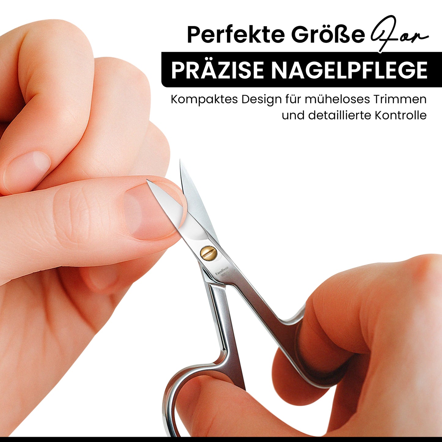 Nagelschere - gebogene Schneide