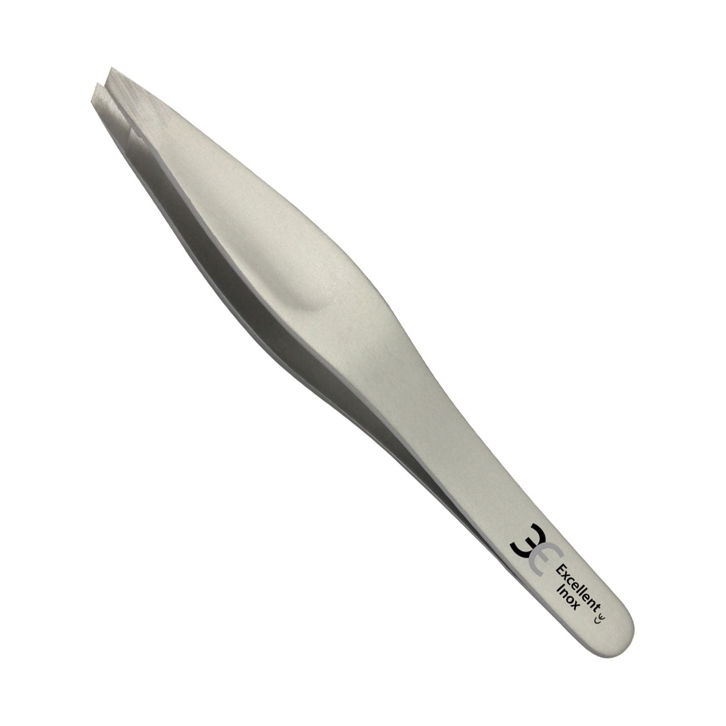 Hair plucking tweezers 9.0 cm, tip slanted