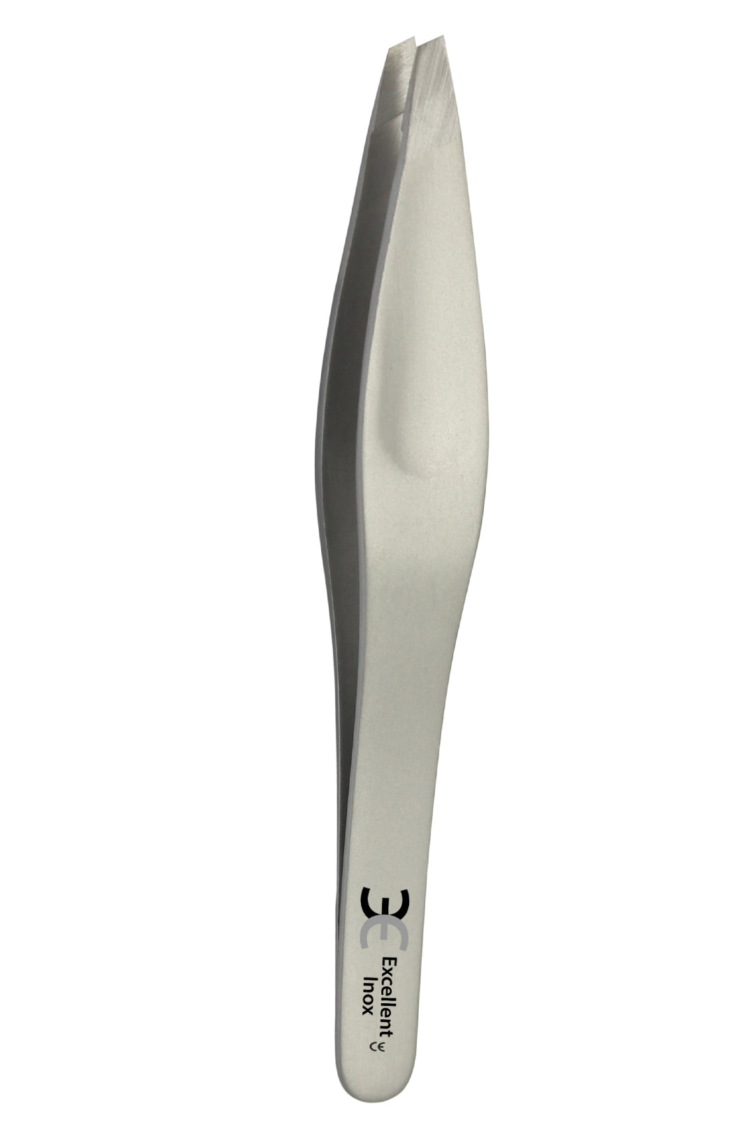 Hair plucking tweezers 9.0 cm, tip slanted