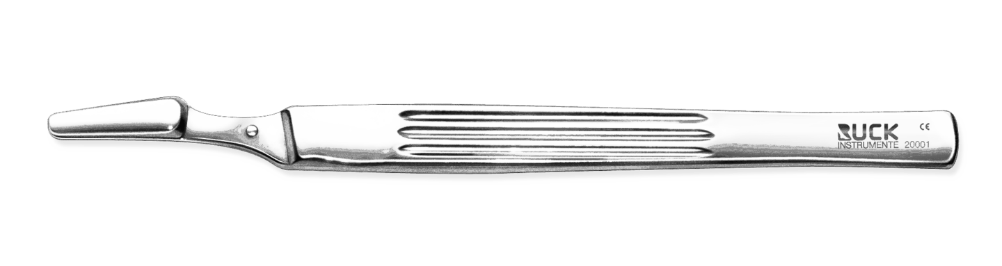 RUCK INSTRUMENTE OR-Skalpellhalter standard, Edelstahl rostfrei