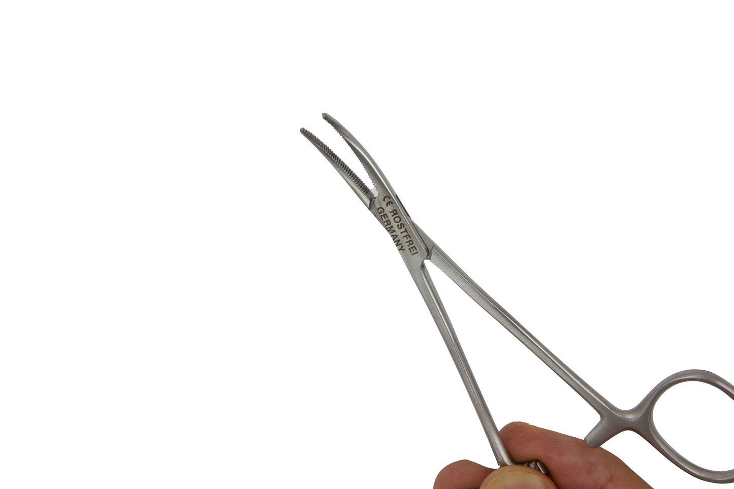 Piercingzange gebogen