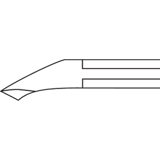 RUCK Hautzange 10 cm schräge 4 mm Schneide
