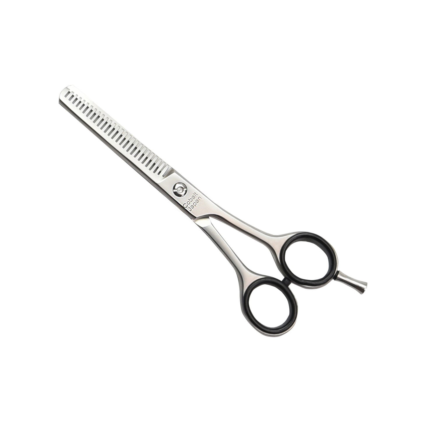 Thinning hair scissors with double teeth