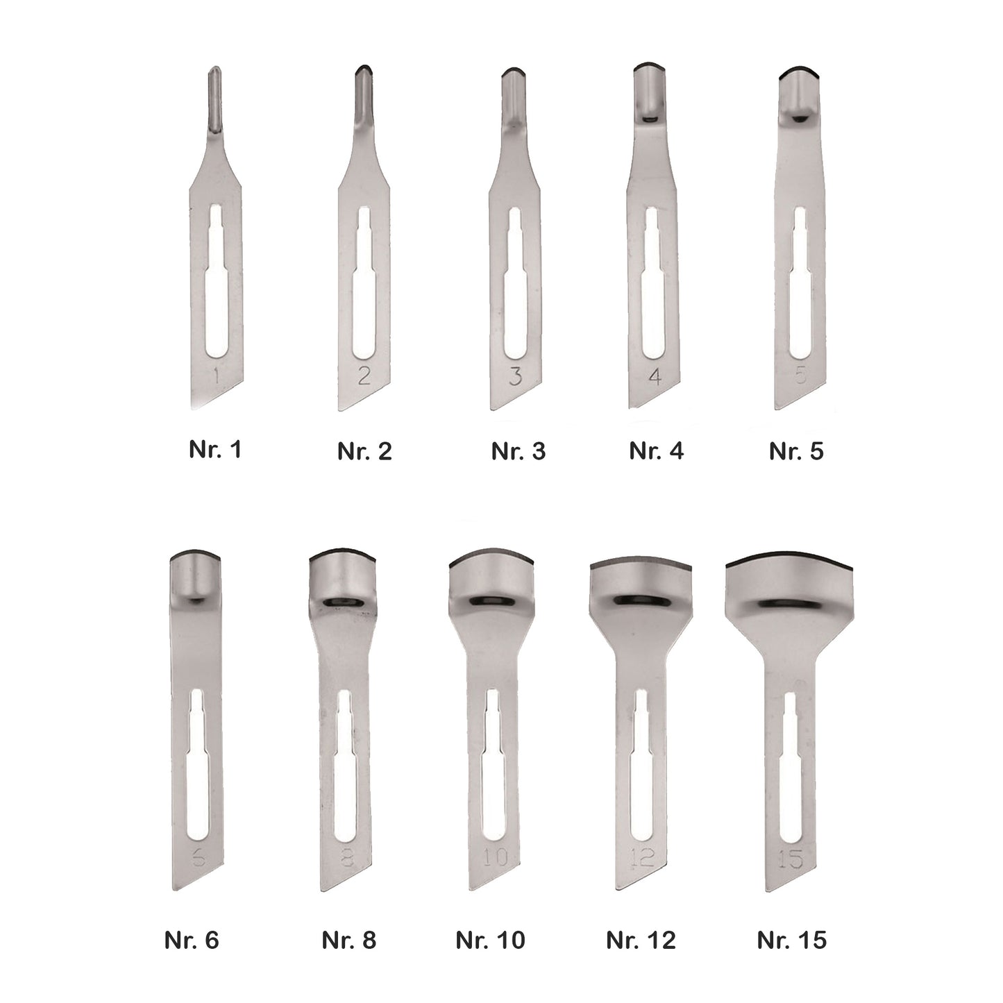 Gouge blades 100 pcs.