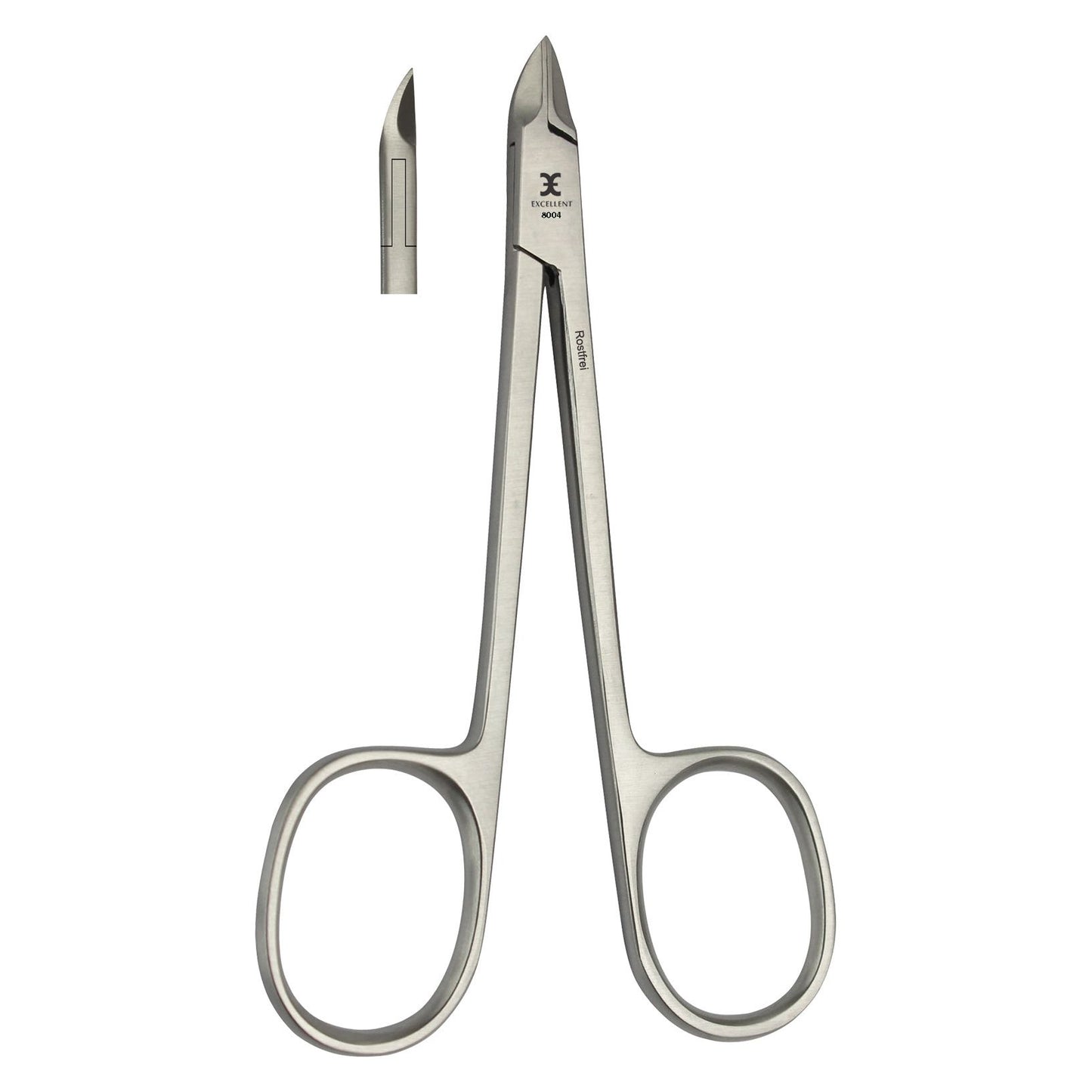 Cuticle nippers 8.5 cm especially for intermediate treatment with scissor handle