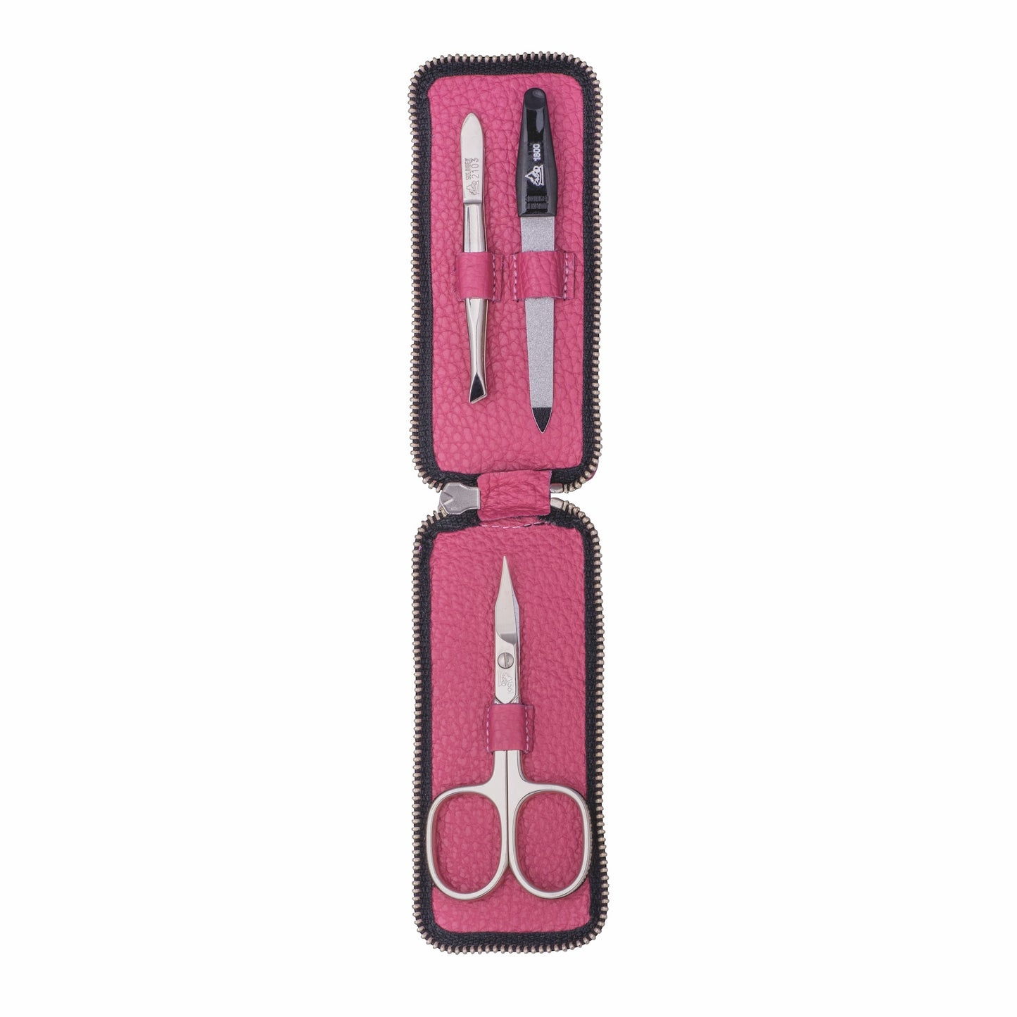 ERBE-MANICURE ZIP-POCKET CASE LIGHT BLUE "LONGO" SERIES