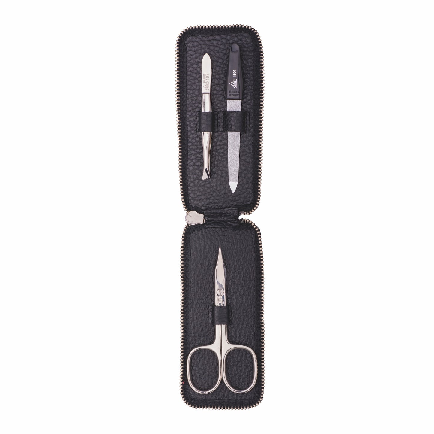 ERBE-MANICURE ZIP-POCKET CASE LIGHT BLUE "LONGO" SERIES