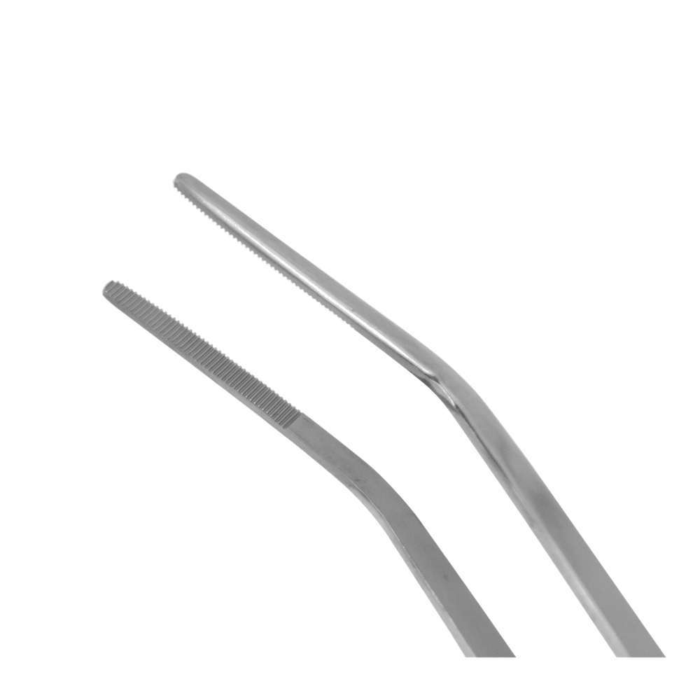 Anatomische Pinzette - gebogen - 35 cm