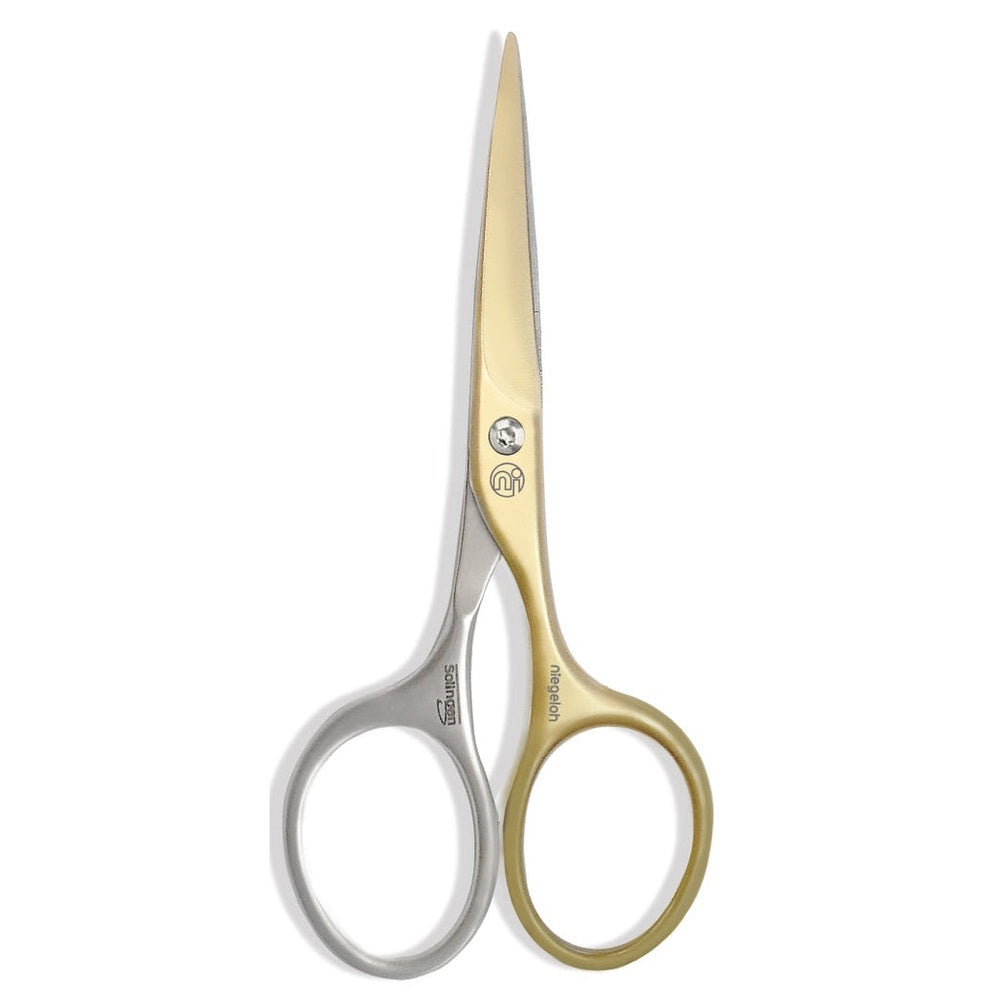 Bartschere Inox style Titanium, gold