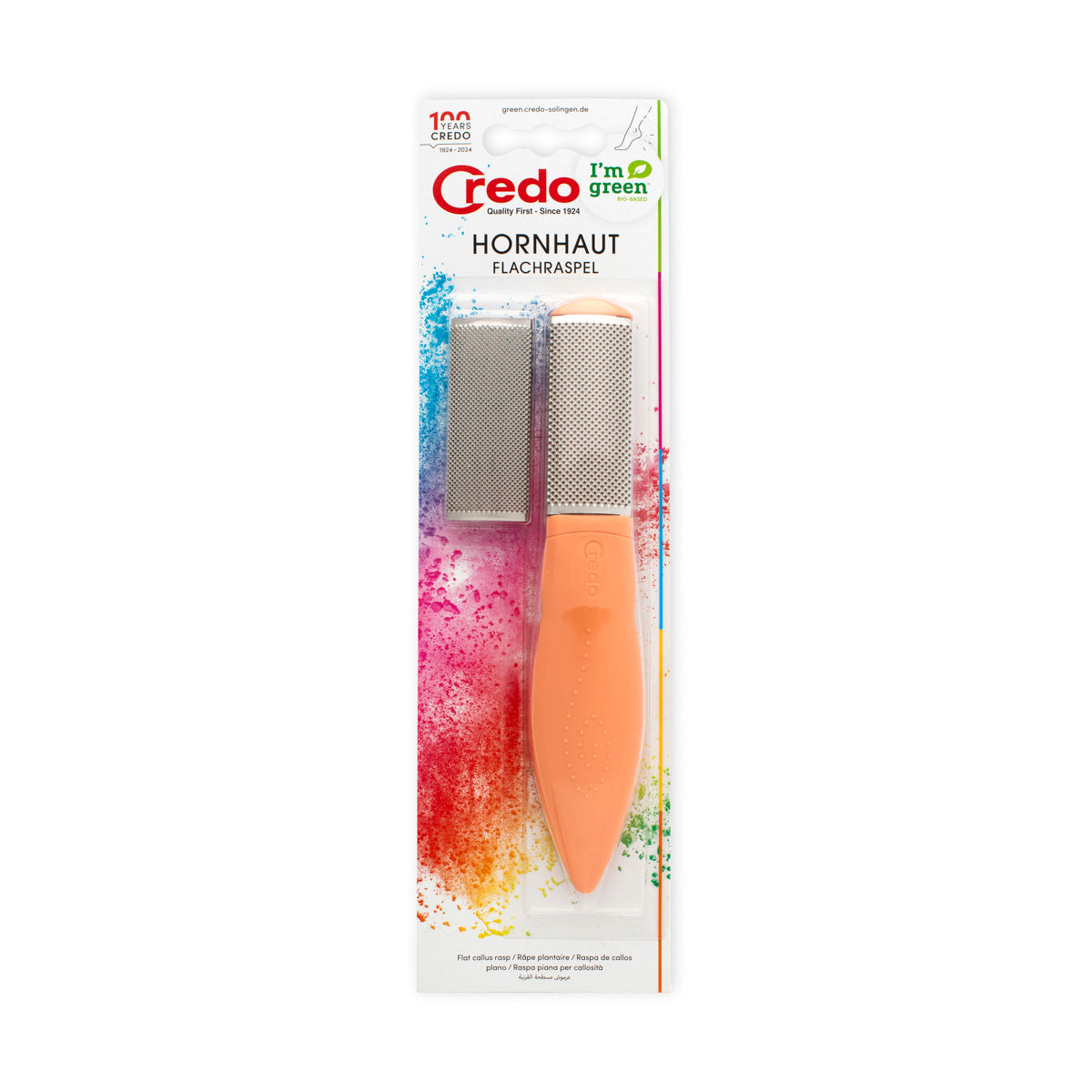 Credo Hornhaut Flachraspel, fein/grob