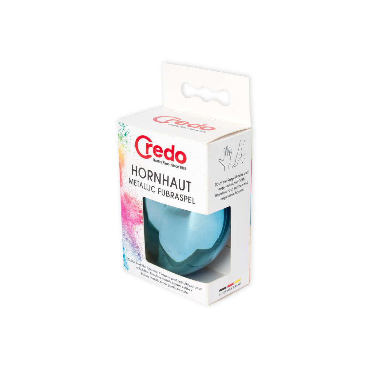 Credo Hornhaut Metallic Fussraspel