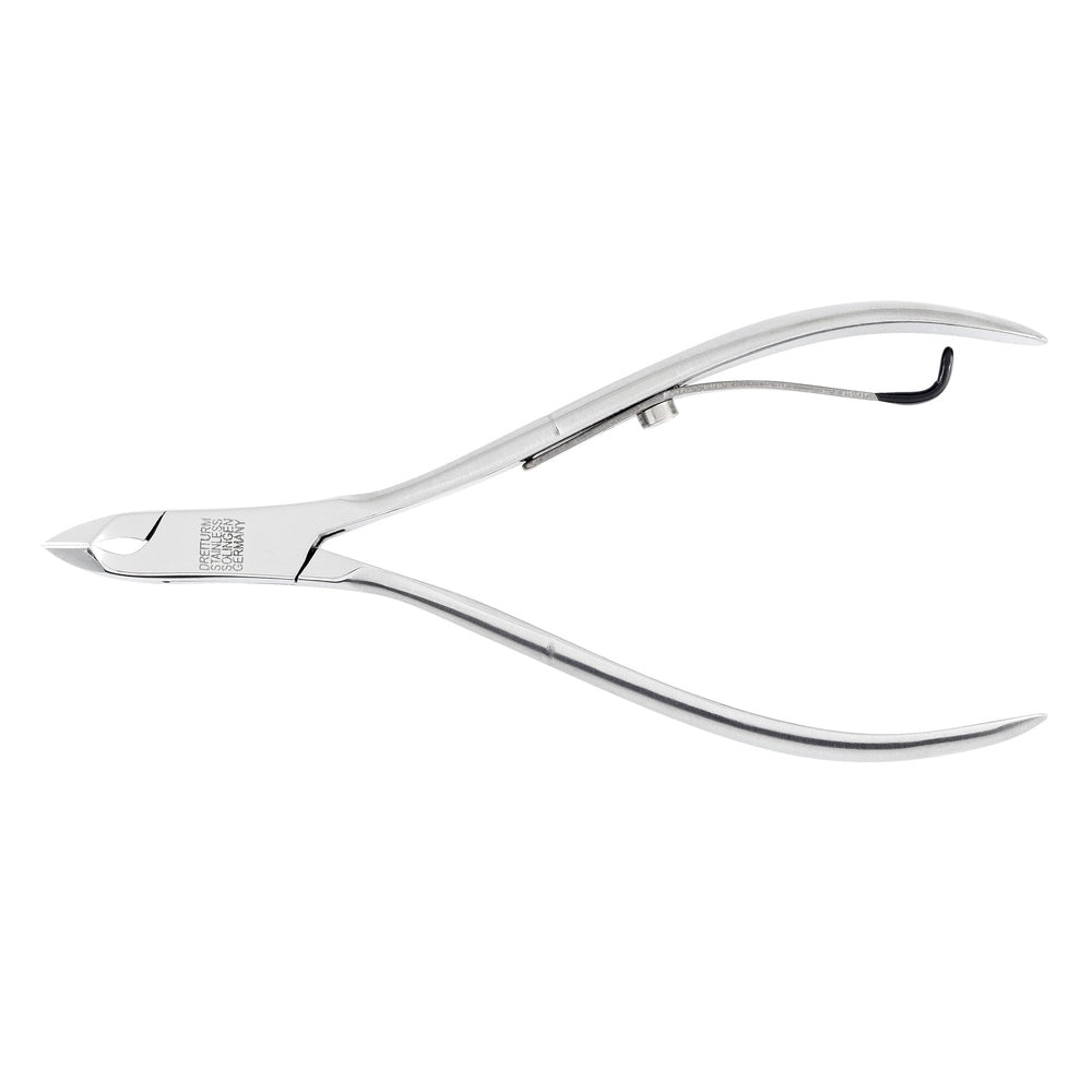Dreiturm Hautzange inox durchgesteckt 5 mm