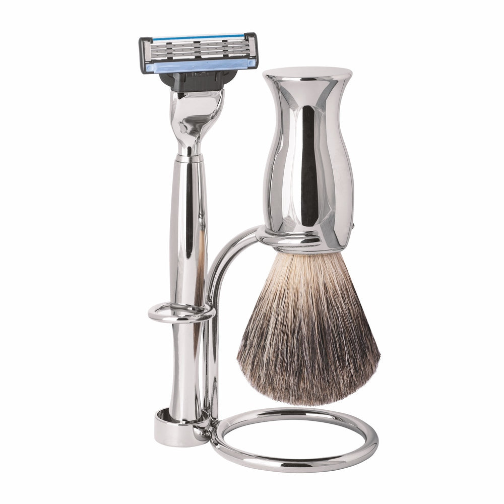 Erbe Rasiergarnitur Gillette MACH3 Vernickelt