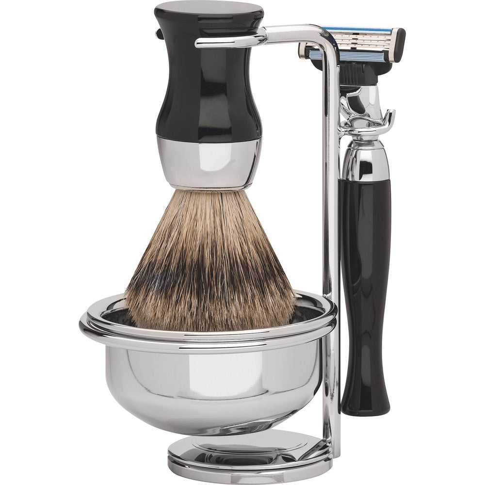 Erbe Vienna Rasierset Gillette Mach3 Schwarz 4-teilig