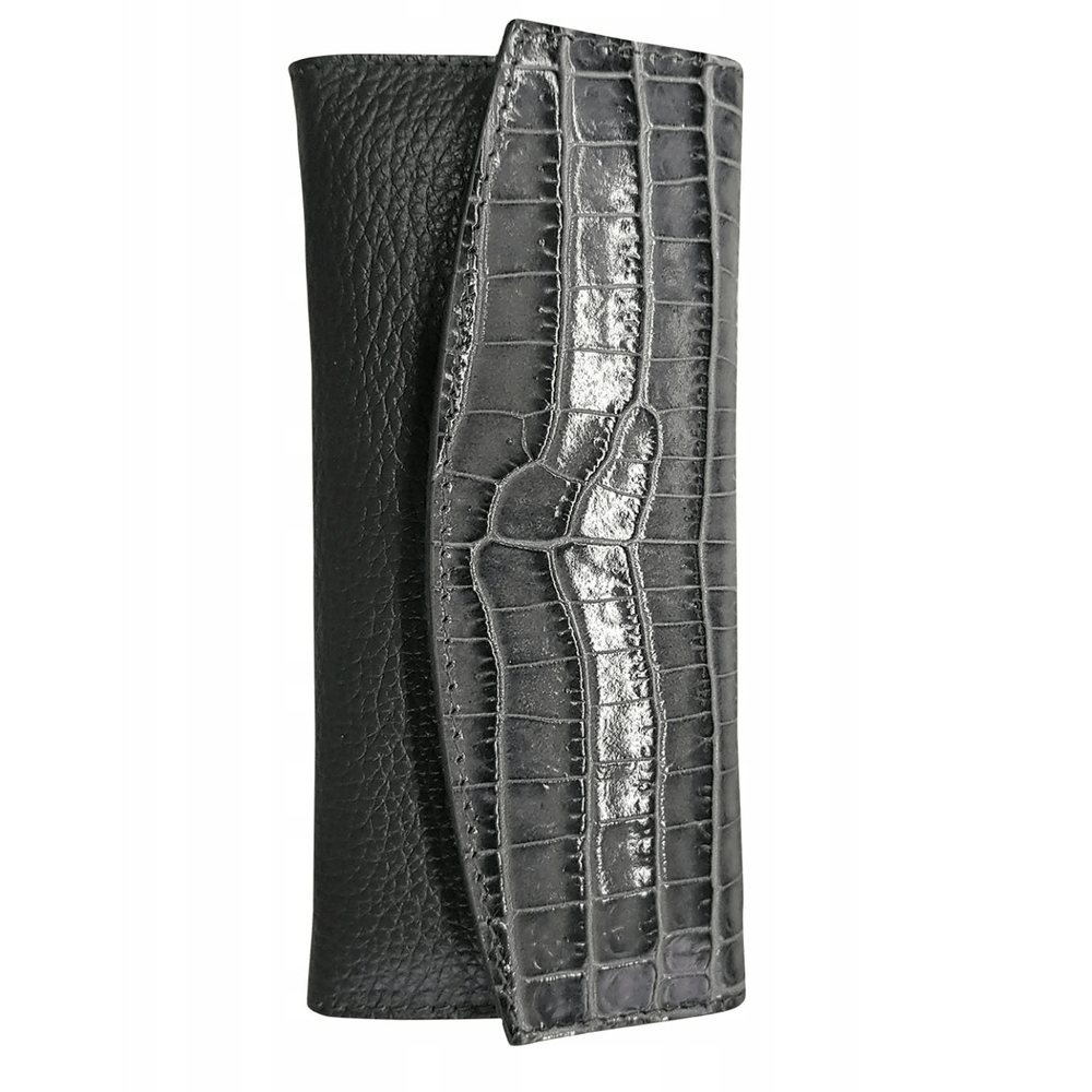 Etui Modell Manhattan L Grau - Made in Solingen