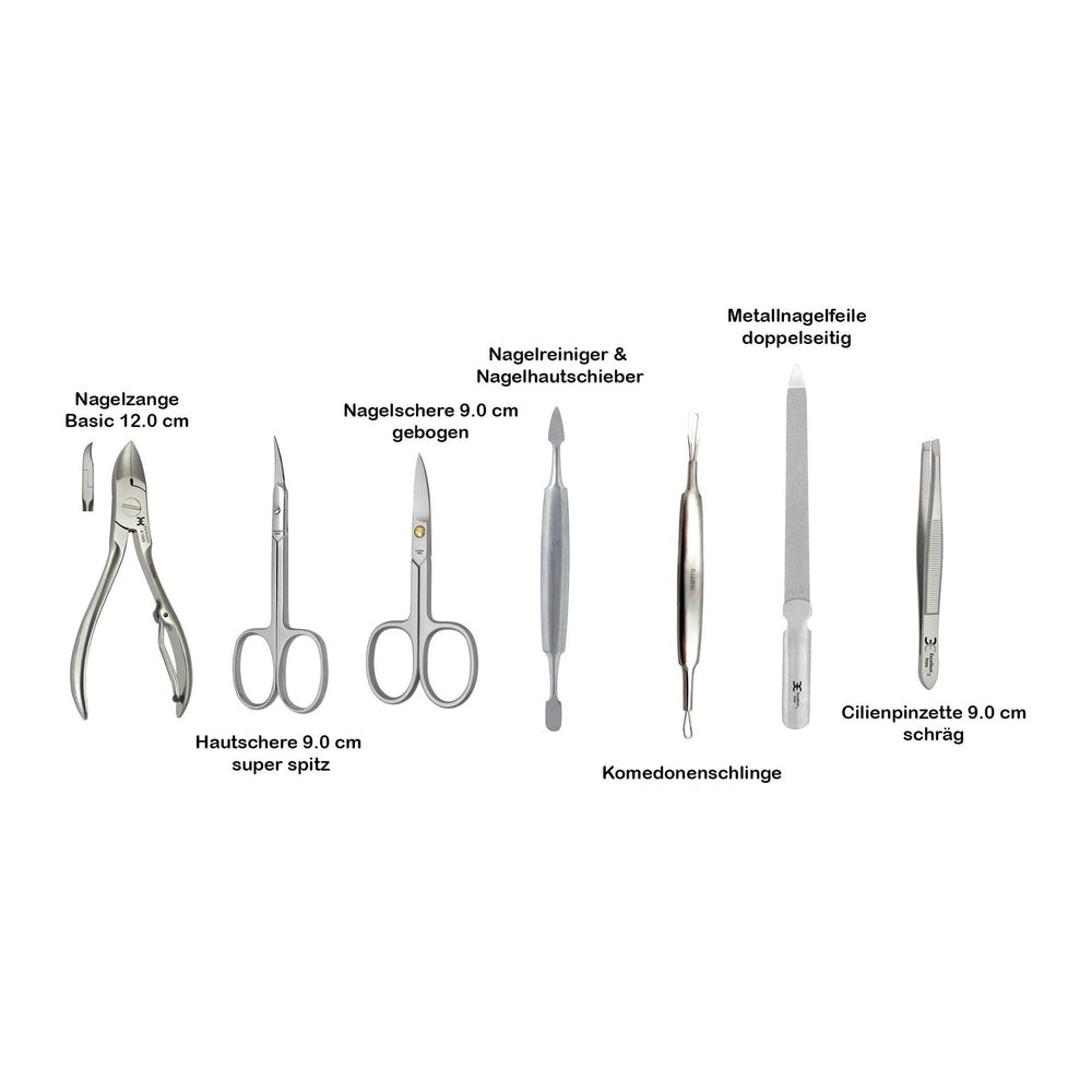 Excellent Maniküre Etui im Metallgehäuse