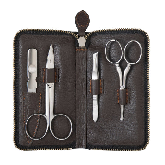 Exklusive Maniküre-Etuis aus echtem Leder – Funktionalität trifft Handwerkskunst Made in Solingen / Germany - Modell Umbra