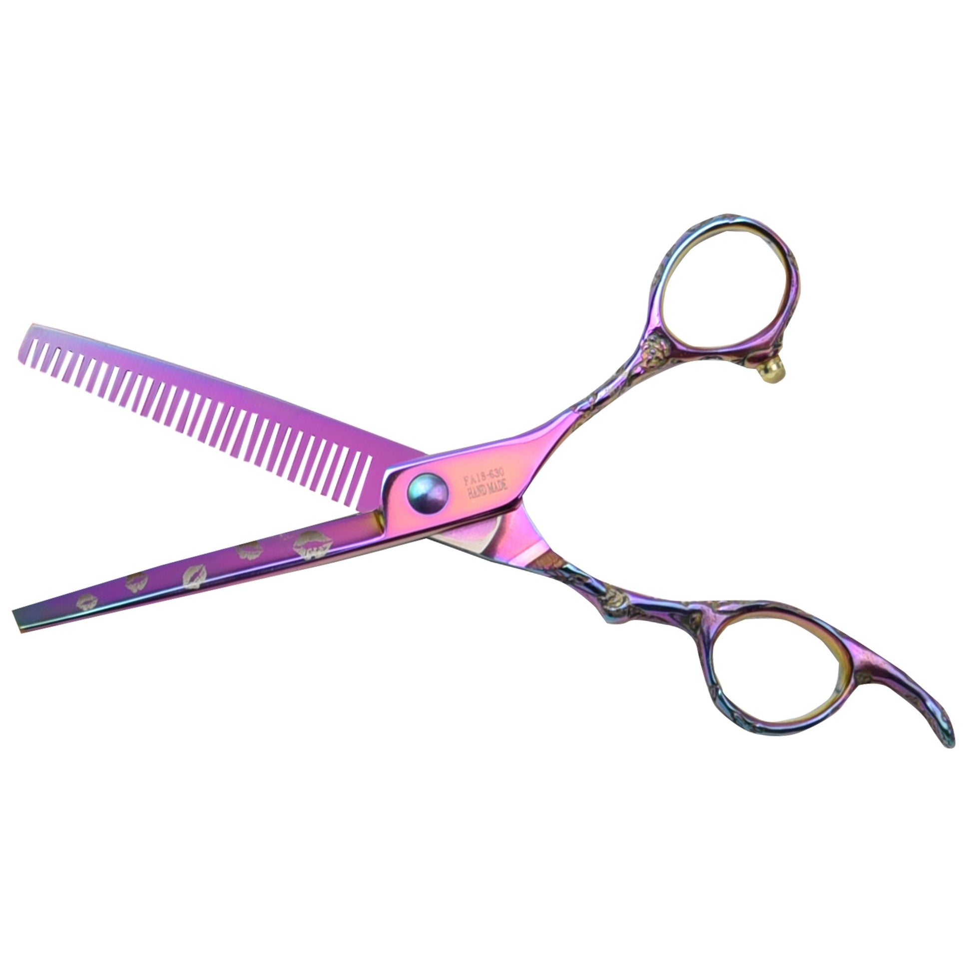 Hundehaarschere einseitig verzahnt