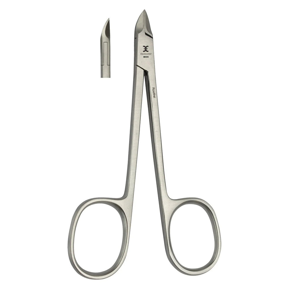 Nagelhautzange 8.5 cm speziell ür die Zwischenbehandlung mit Scherengriff