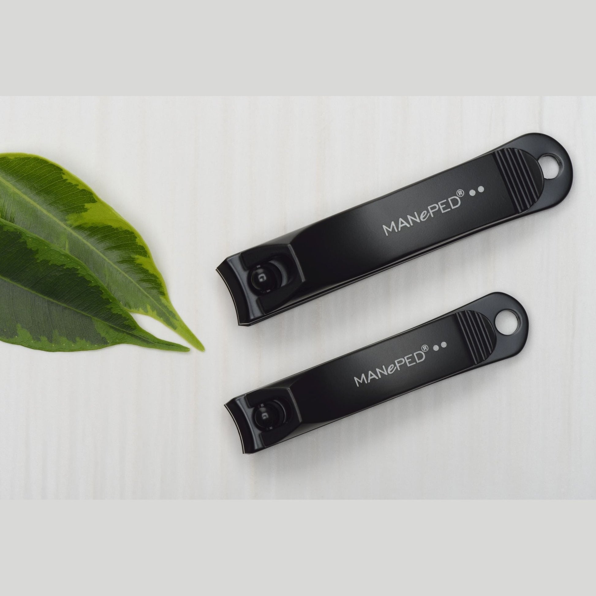 Nagelknipser Set aus Edelstahl - MANePED Black Edition