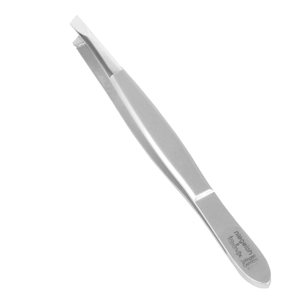 Pinzette, schräg,rostfrei, TopInox, 9 cm