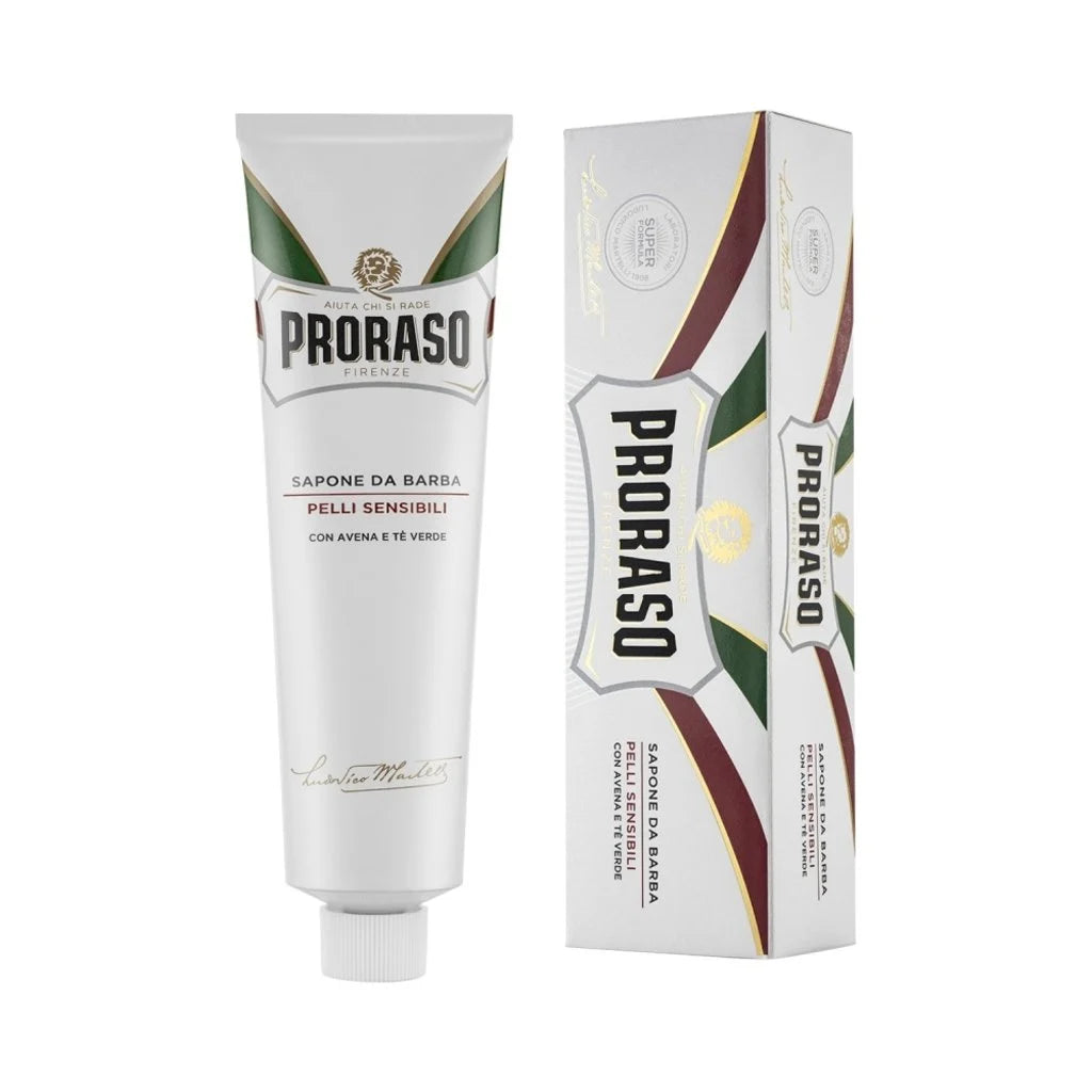 Proraso - Rasiercreme sensitive - mit Grünem Tee und Hafer - WHITE