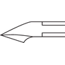 RUCK® Hautzange Scherenform