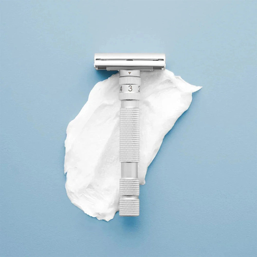 Rockwell Razors T2 Rasierhobel – gebürstetes Chrom