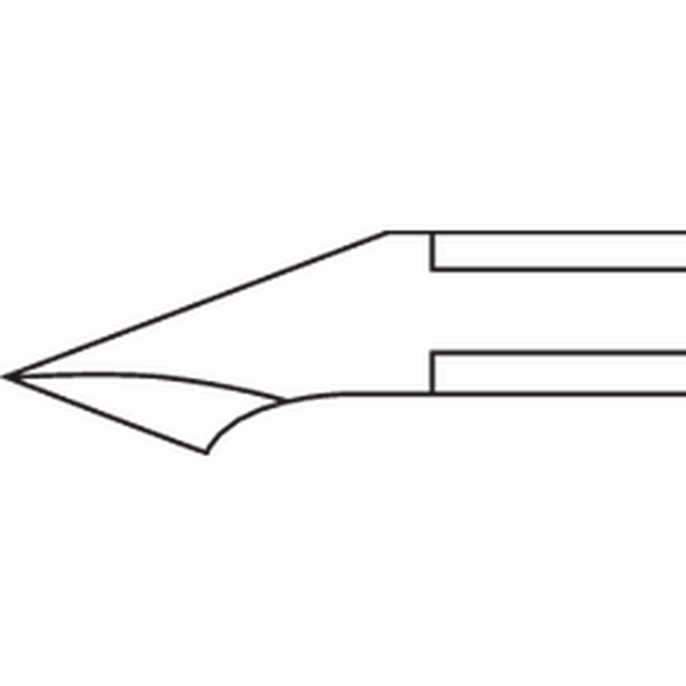 RUCK Hautzange 10 cm schräge 6 mm Schneide
