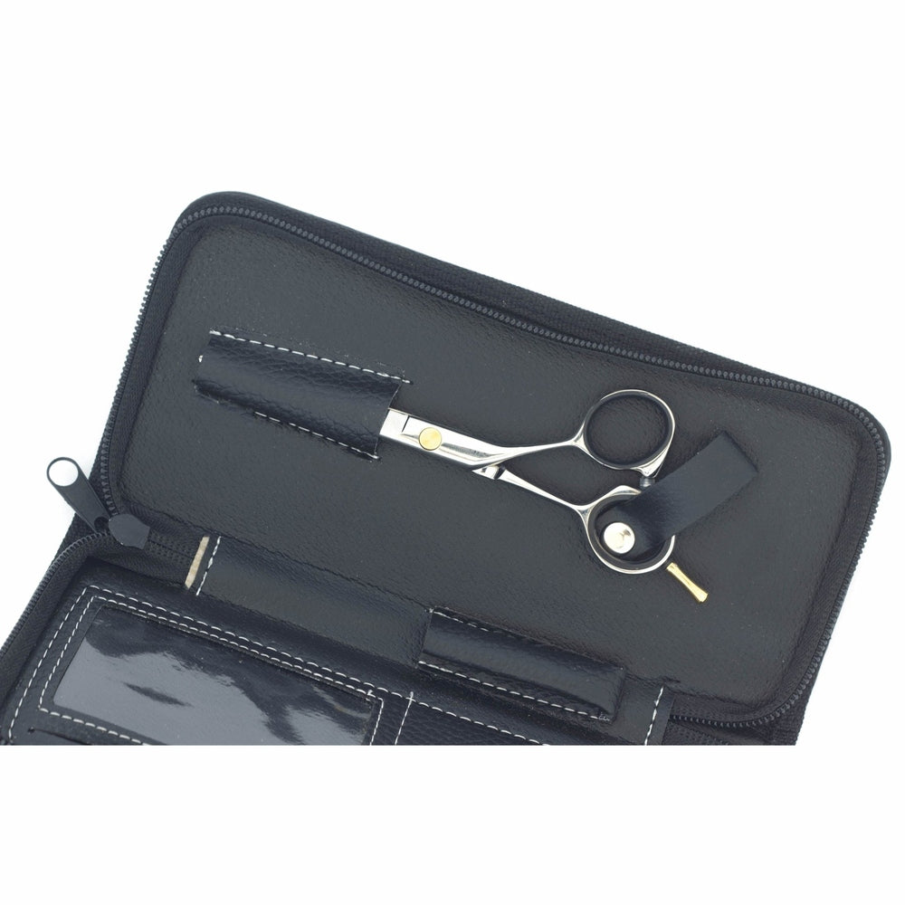 Scherenetui aus Kunstleder, 2 Fächer
