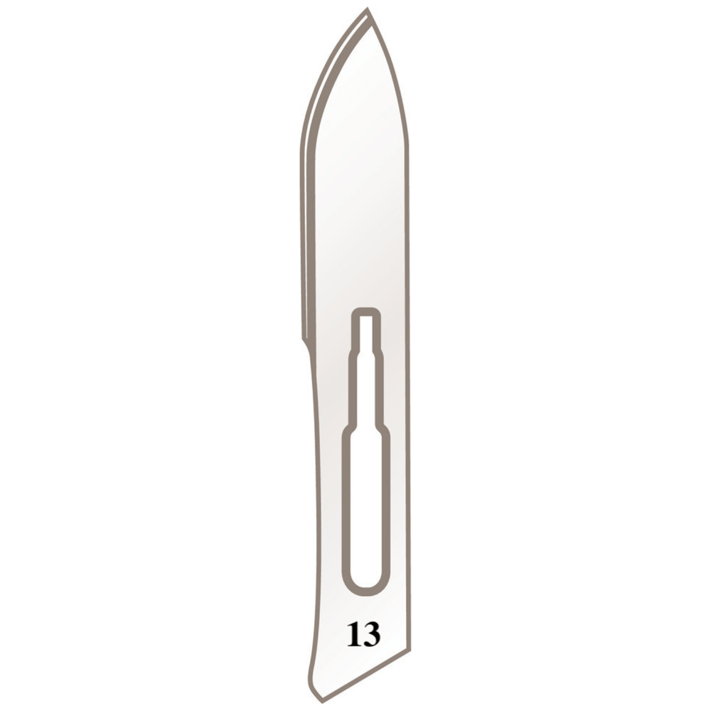 Skalpellhalter Klingen Nr. 13 für Griff Nr. 3