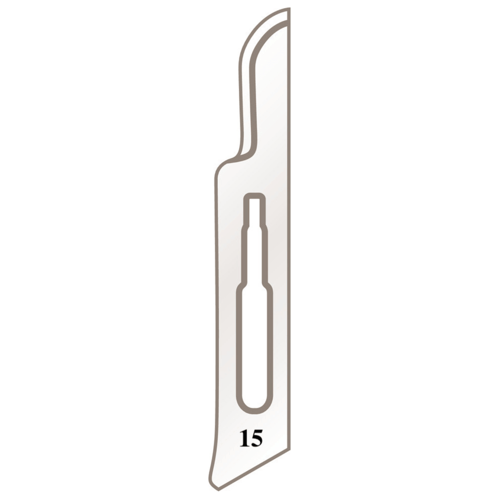 Skalpellhalter Klingen Nr. 15 für Griff Nr. 3