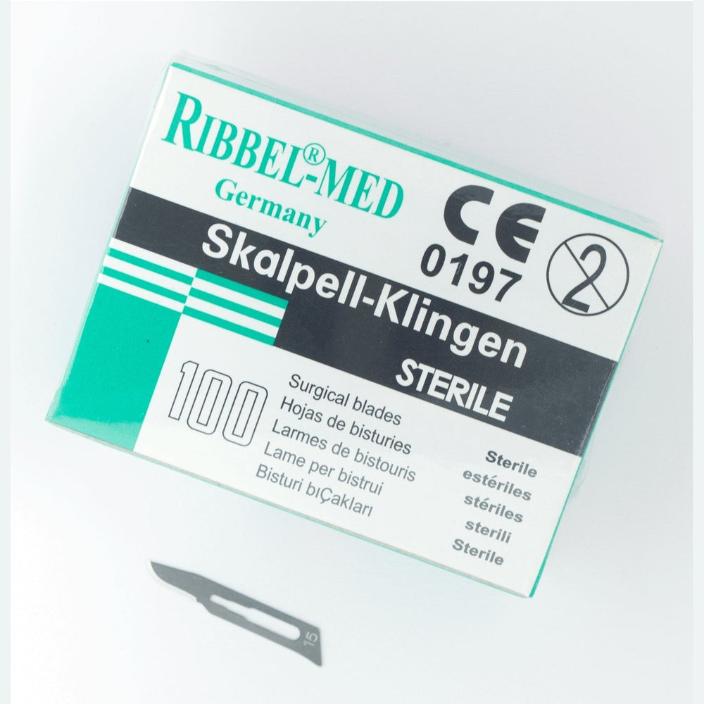 Skalpellhalter Klingen Nr. 15 für Griff Nr. 3