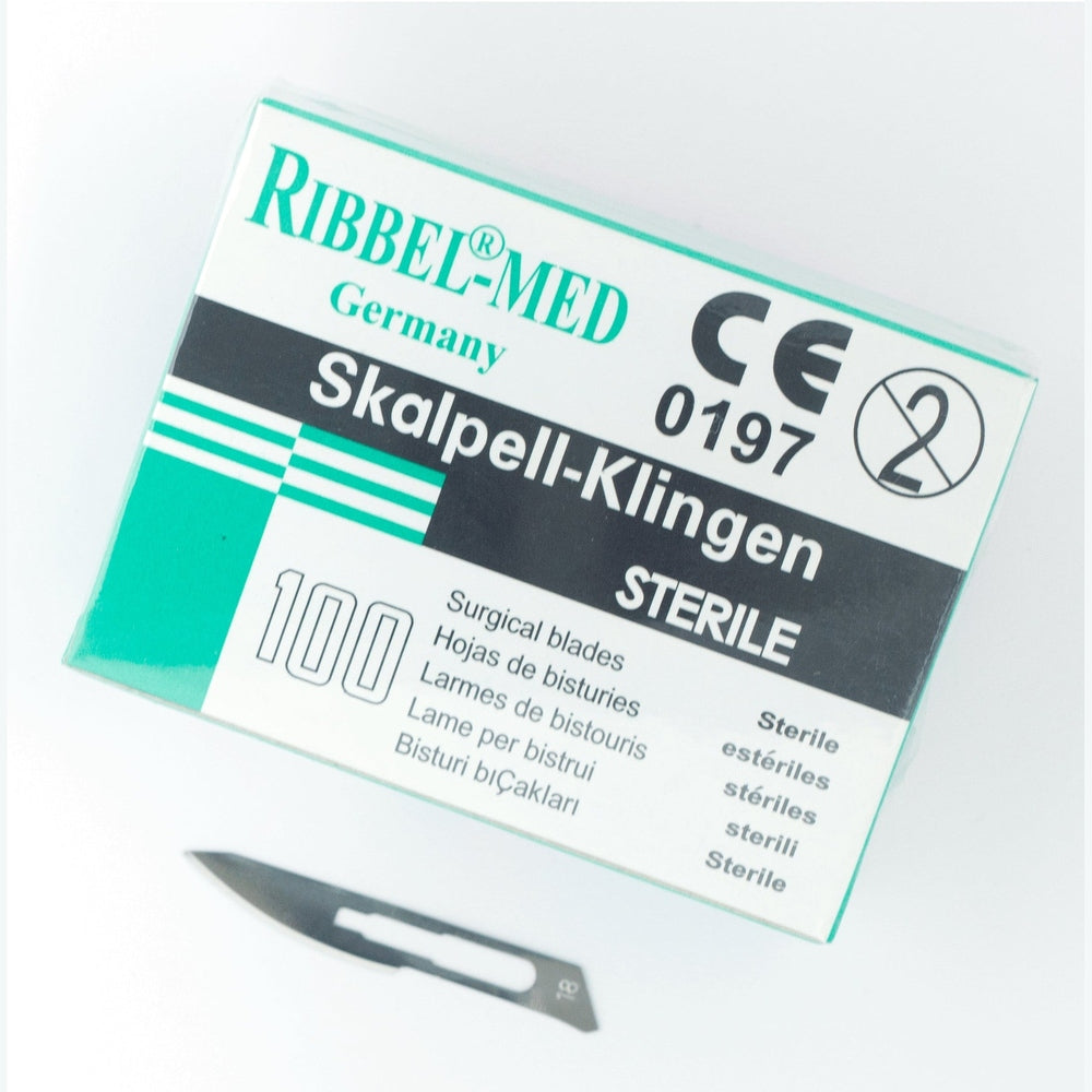 Skalpellhalter Klingen Nr. 18 für Griff Nr. 4