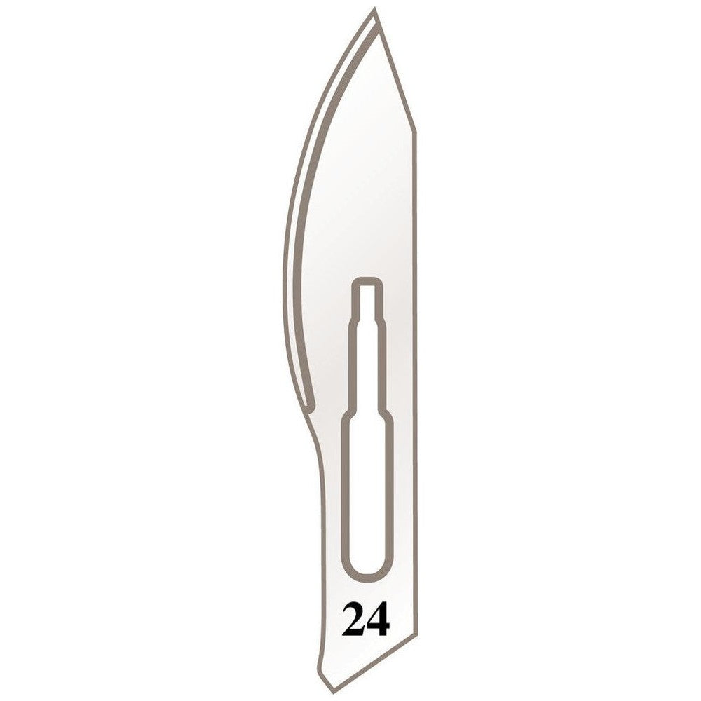 Skalpellhalter Klingen Nr. 24 für Griff Nr. 4