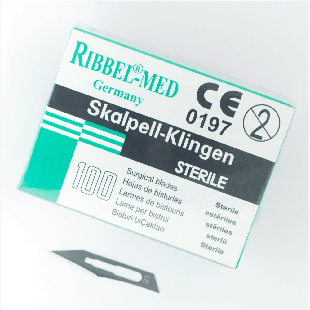Skalpellhalter Klingen Nr. 25 für Griff Nr. 4