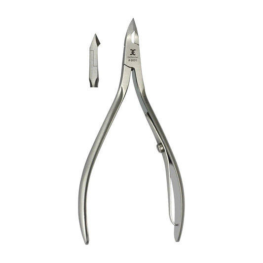 Nagelhautzange 10 cm mit 6 mm breiter Schneide zum sauberen Entfernen überschüssiger Nagelhaut