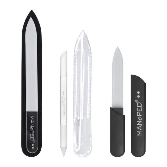 Glasnagelfeilen - 3er-Set/Made in EU