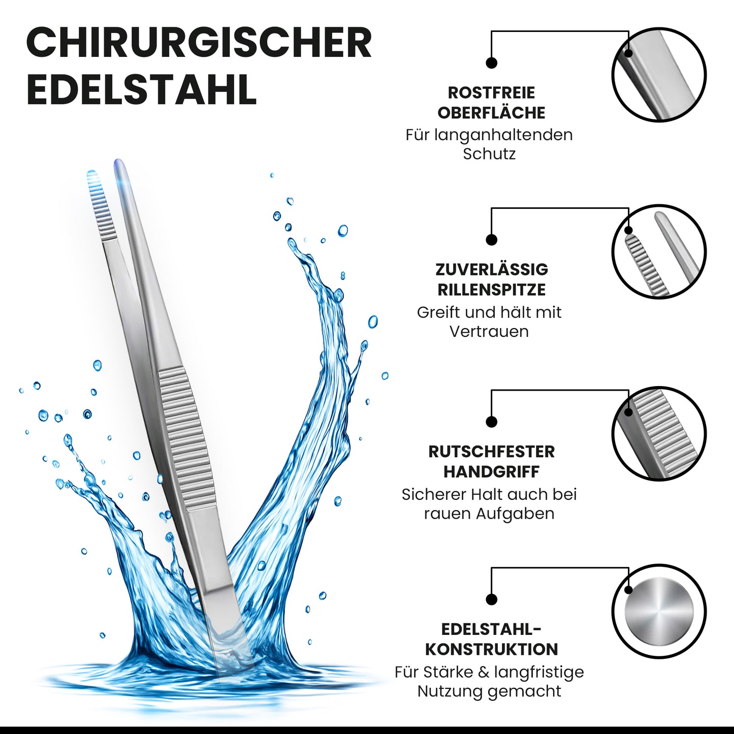 Anatomische Pinzette