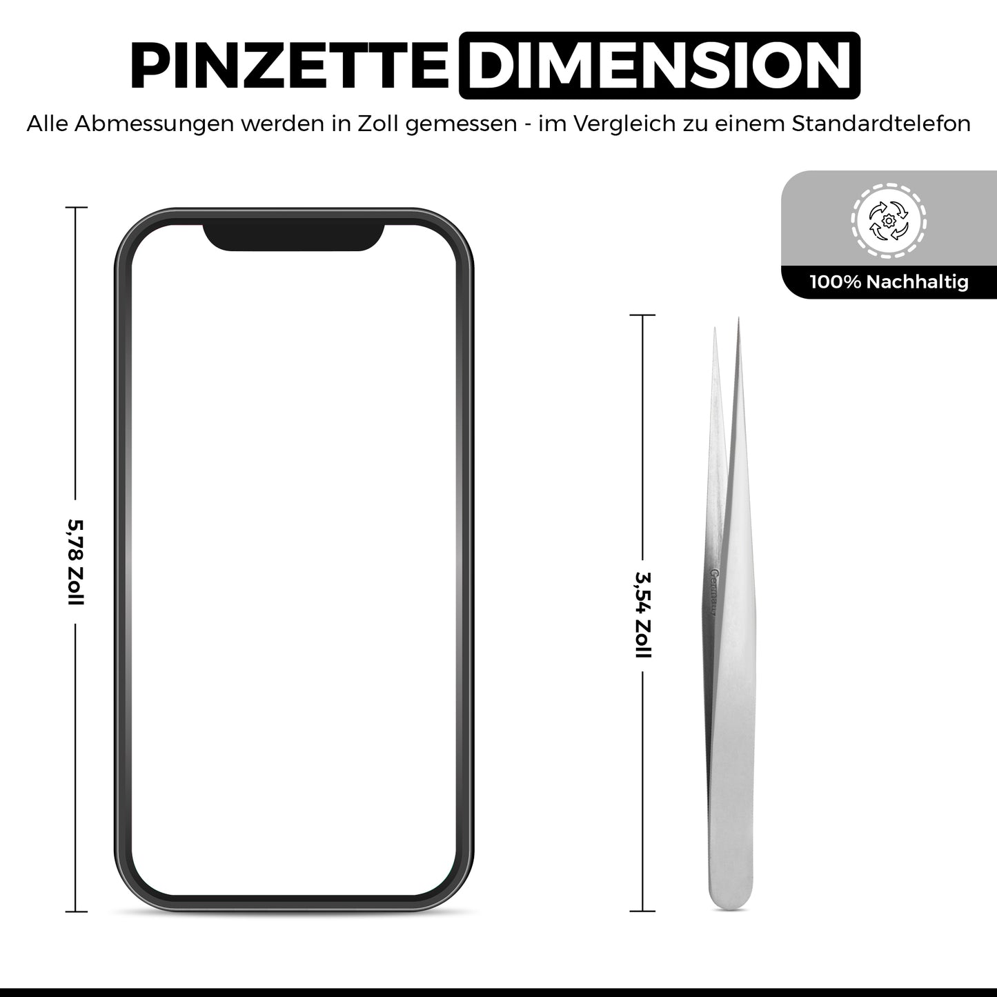 Pinzette - super spitz Form