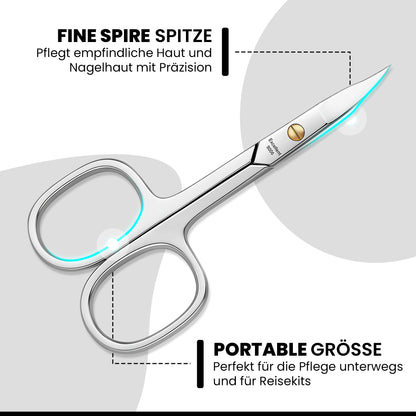 Nagelschere & Hautschere Kombischere gebogen