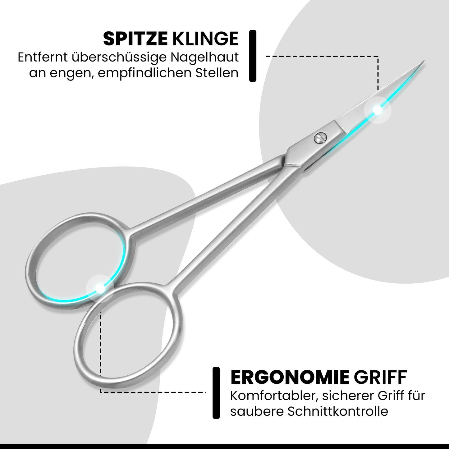 Hautschere Schneide spitz