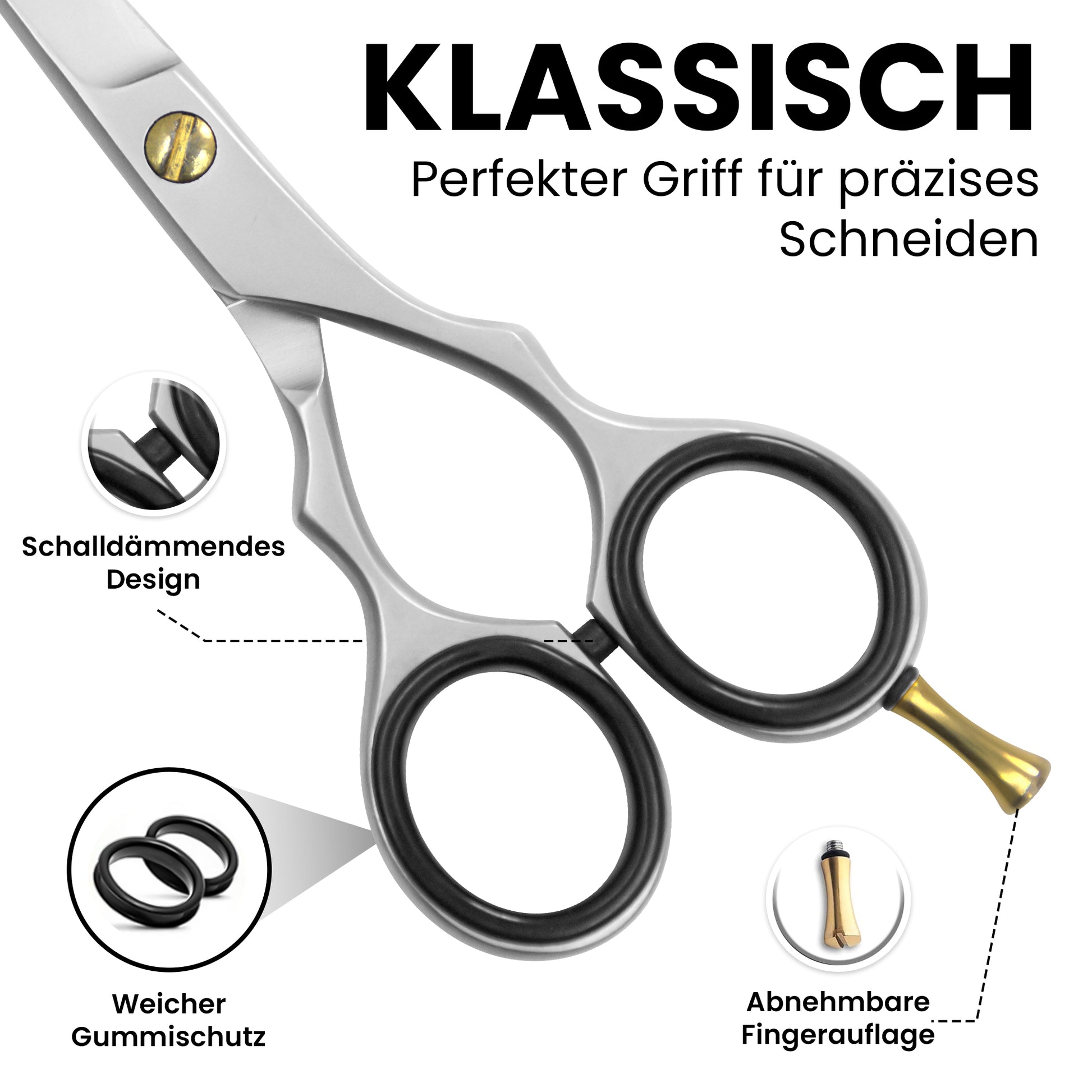 Profi Haarschere mit Verschraubung