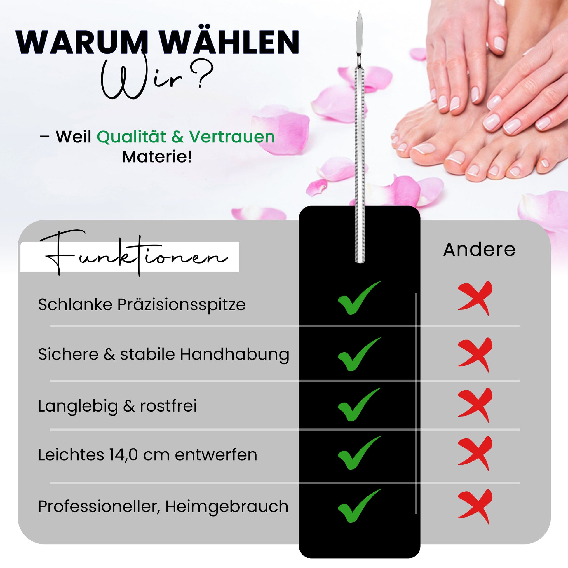 Nagelmesser schlank