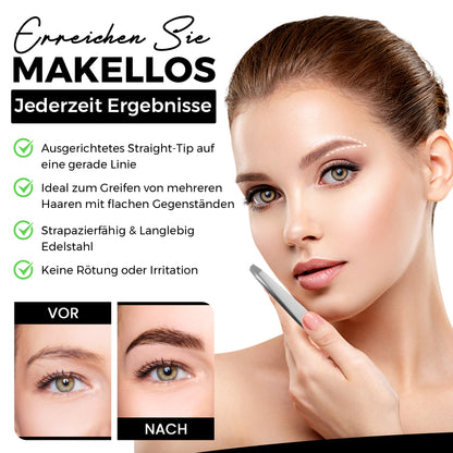 Haar-Pinzette - abgewinkelt Spitze