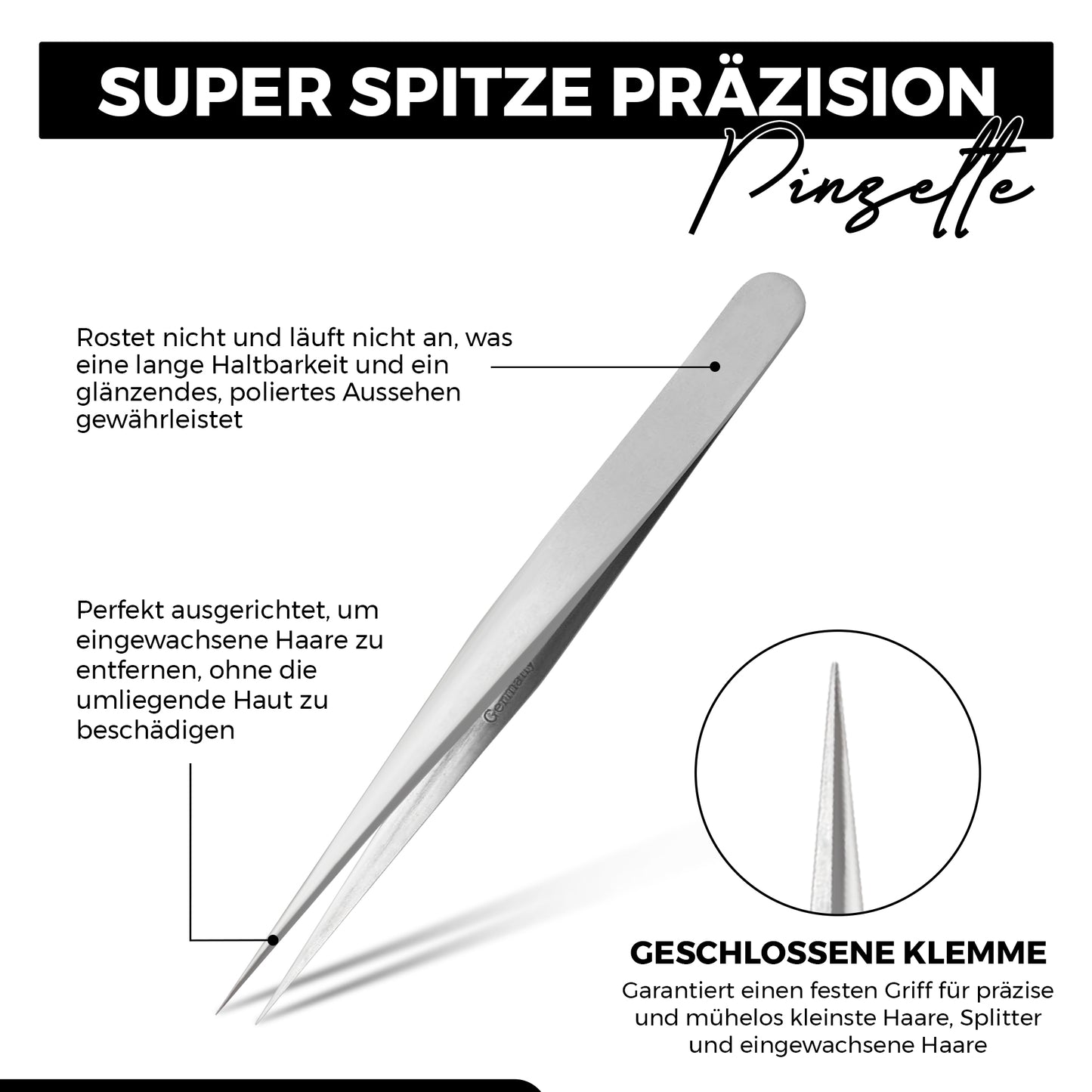 Pinzette - super spitz Form