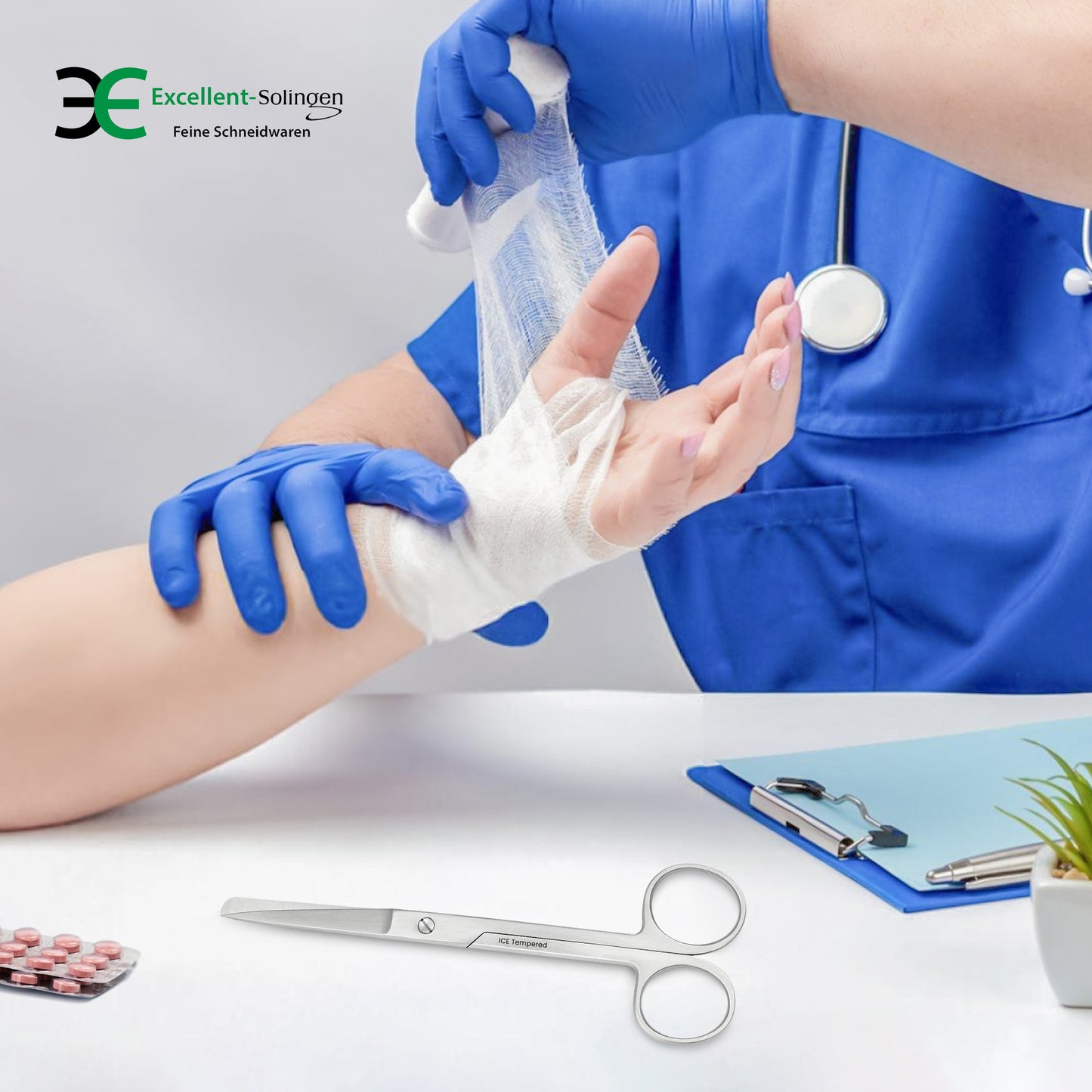 Verbandsschere - Schneide stumpf