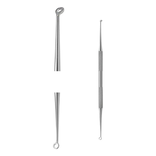 Comedone lifter|Blackhead remover curved double-sided