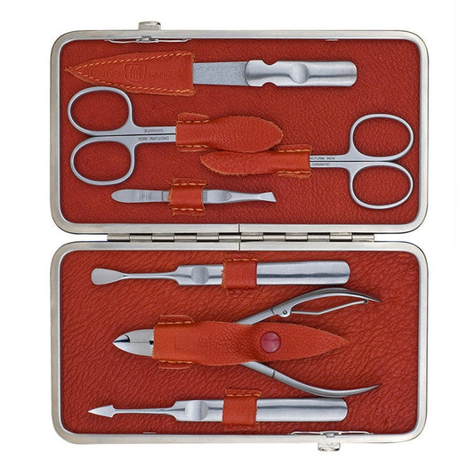 Coffret manucure/pédicure – Fabriqué à Solingen / Allemagne – Modèle Terracotta