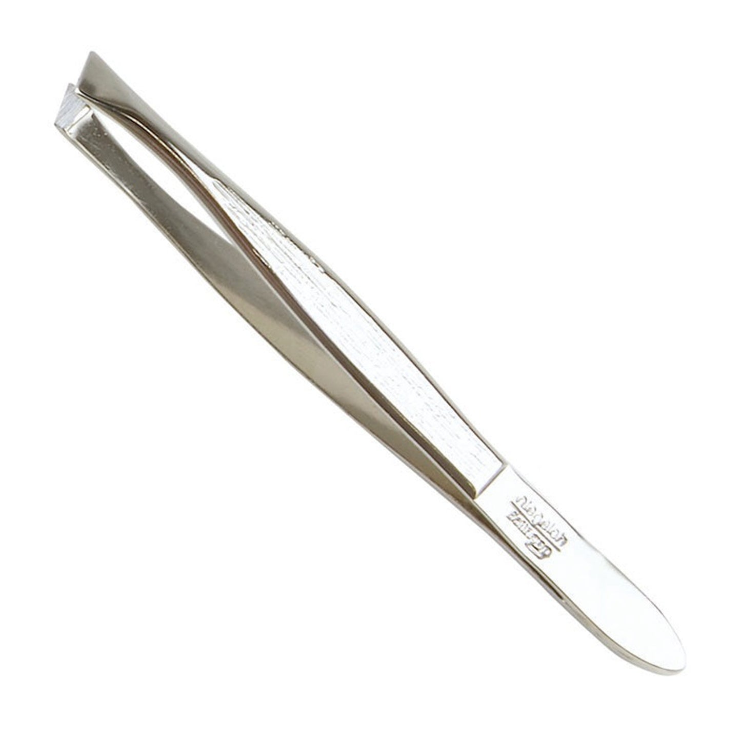 Pinzette, schräg, vernickelt